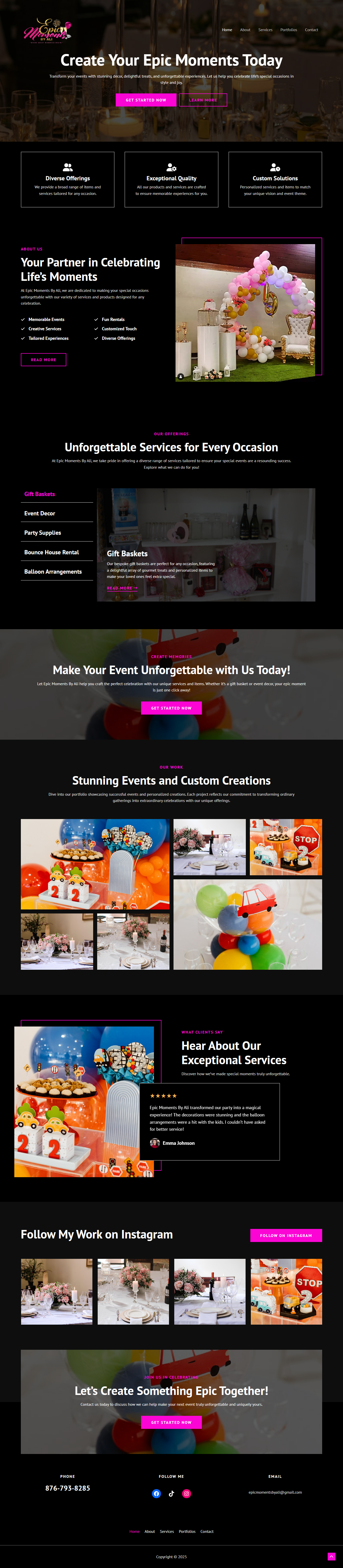 Epic Moment by Ali — header preview