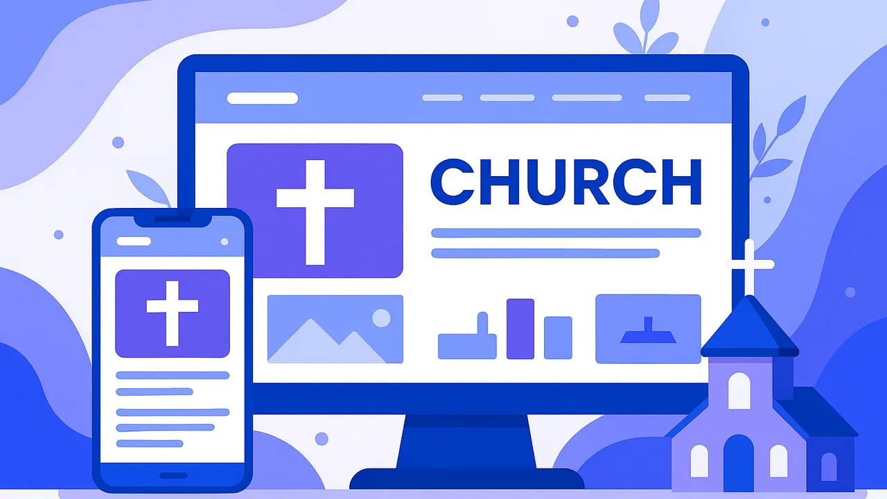 Ministry website showcasing modern design and functionality